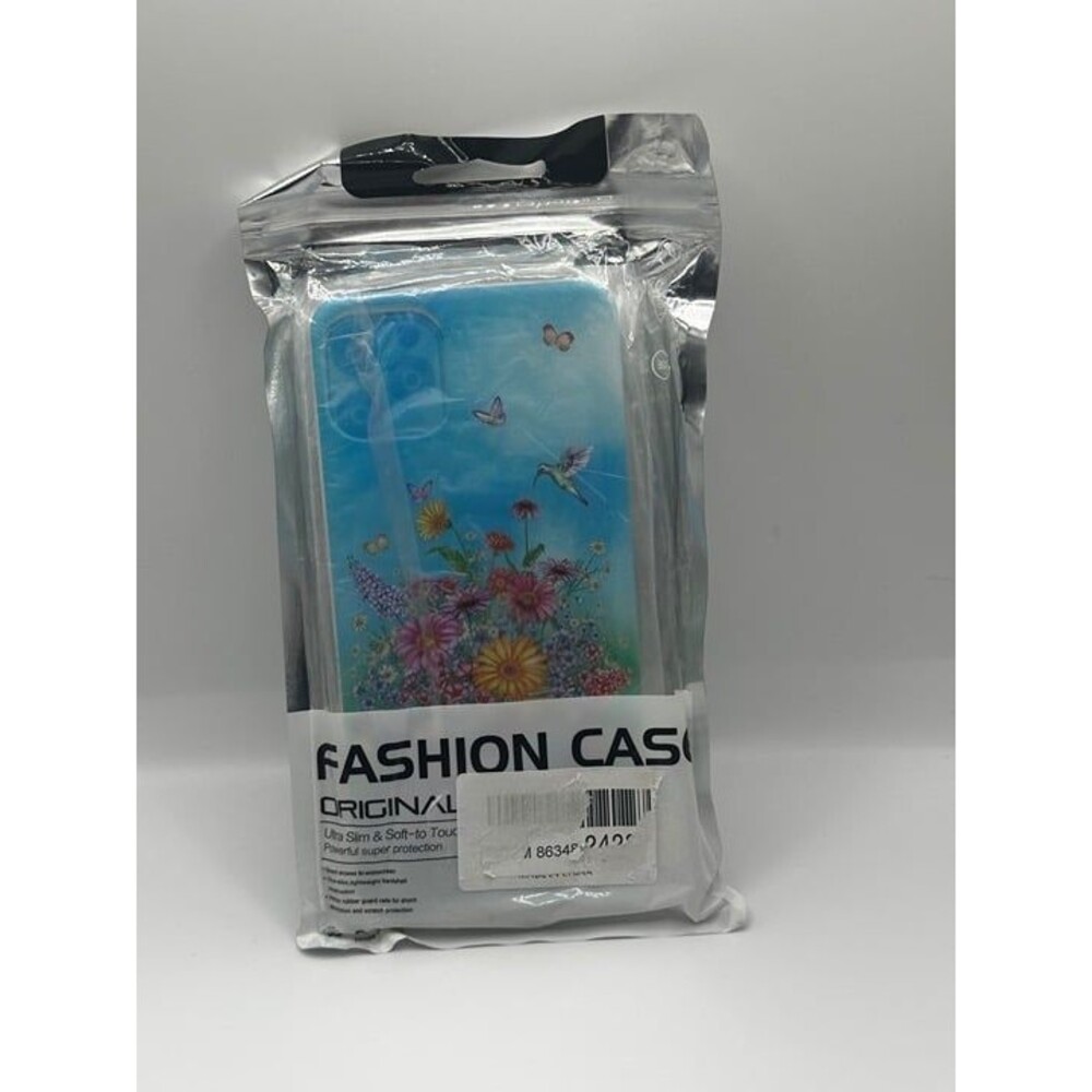 iPhone 11 Case Floral Butterfly Hummingbird Slim Soft Cover Clear